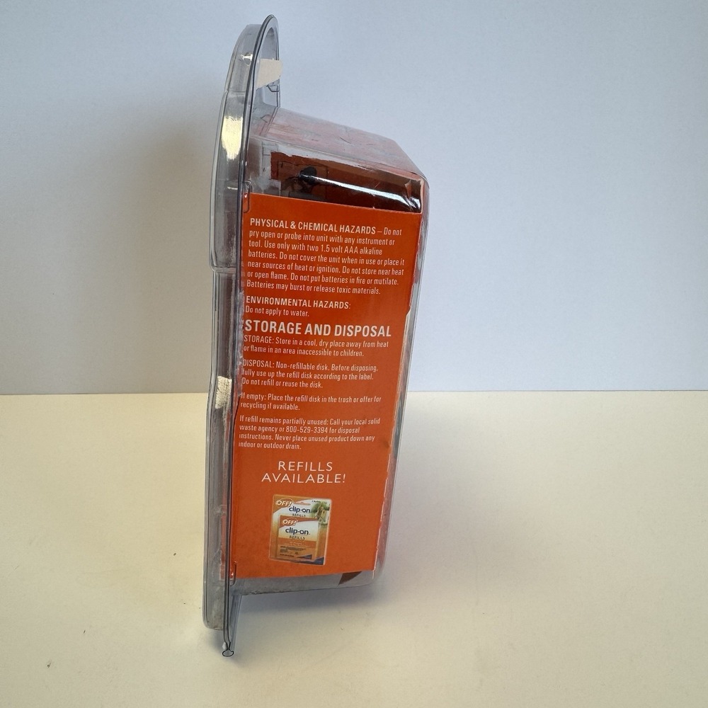 Off! Clip-On Mosquito Repellent Fan w/ Refill - 12 Hour Protection - New - Picture 2 of 7